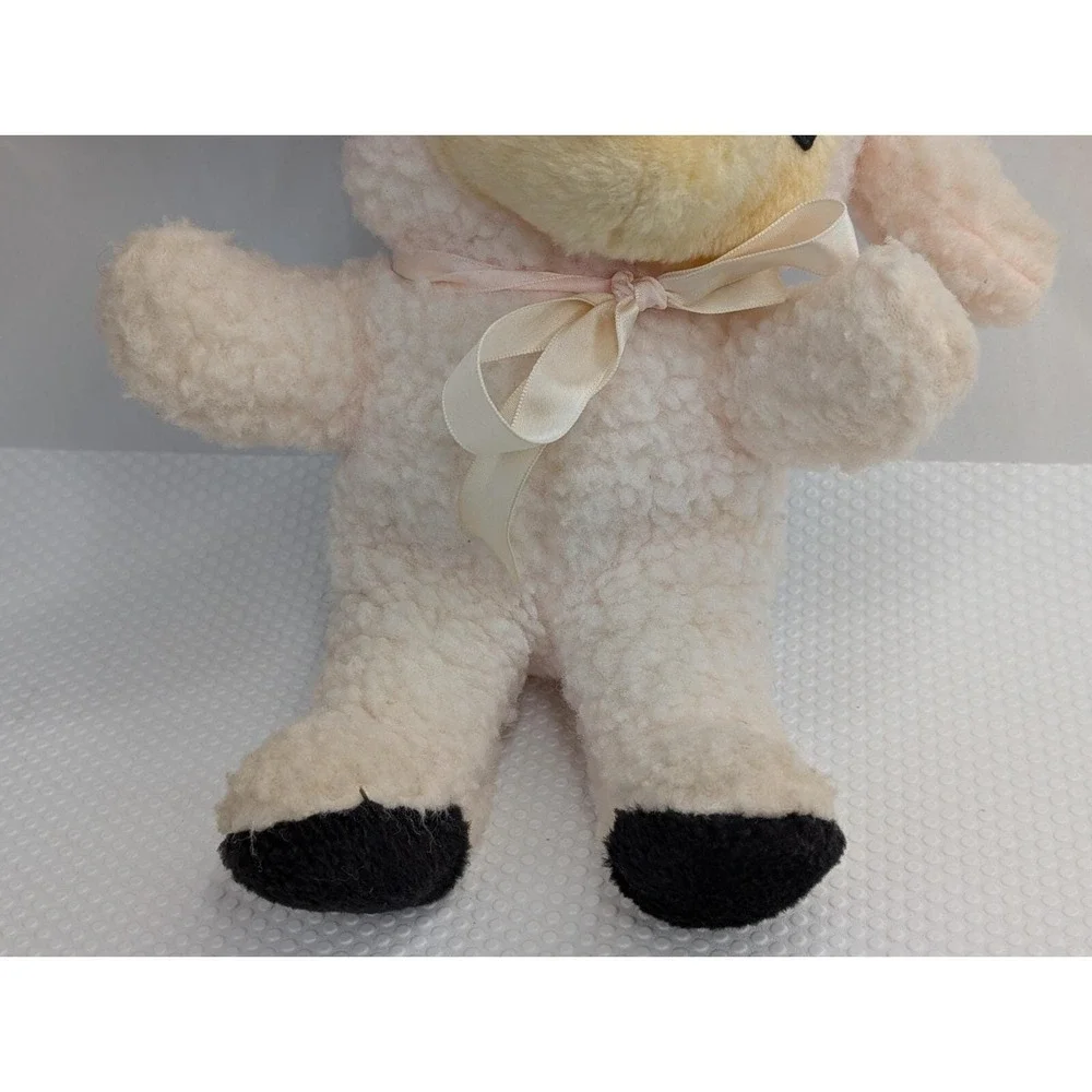 Lamb Sheep Plush Pale‎ Pink 12 Inch Stuffed Animal Toy